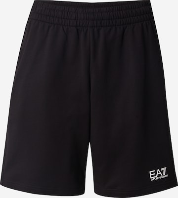 Pantaloni di EA7 Emporio Armani in nero: frontale