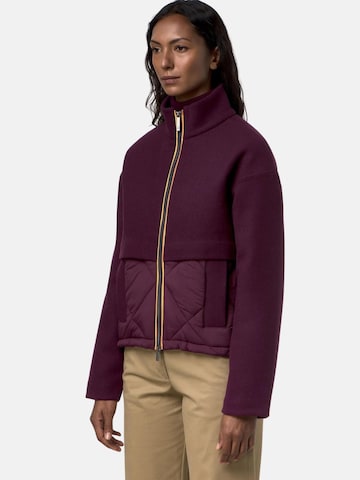 K-Way Winterjas 'K-WAY MANDIE WOOL NYLON WARM GIUBBINO' in Rood
