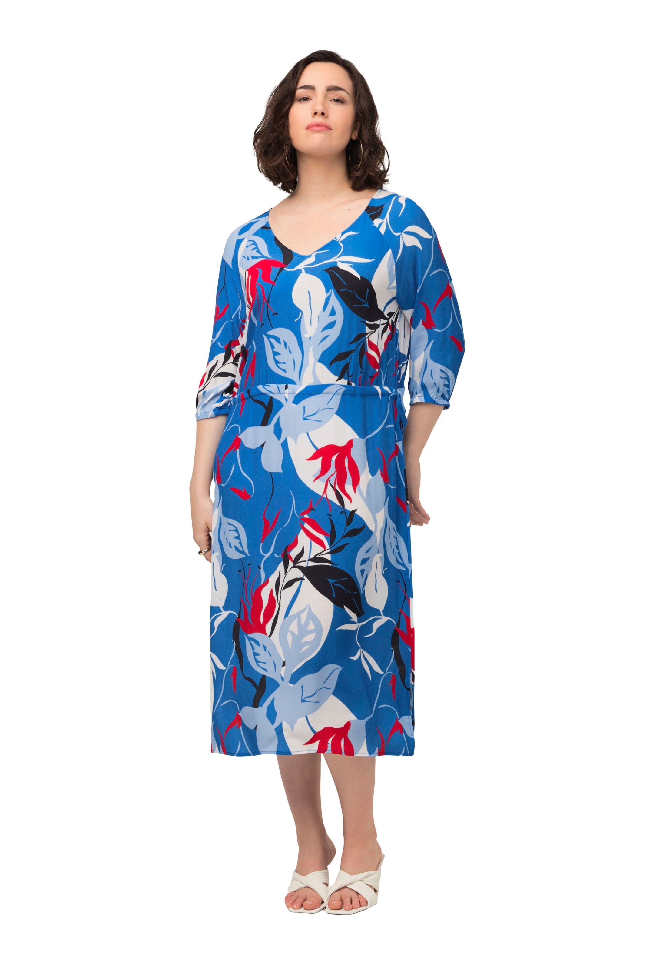Ulla Popken Dress in Blue: front