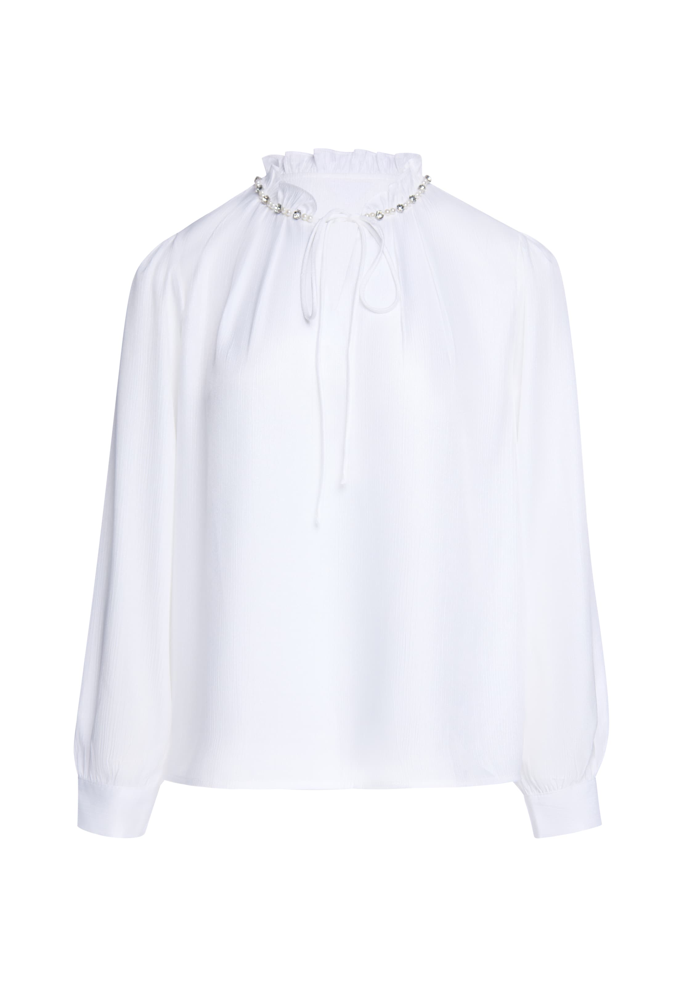 faina Blouse in Wit: voorkant