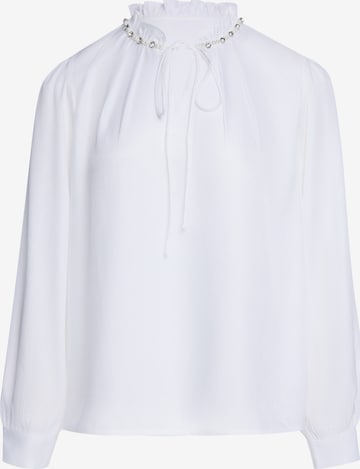 faina Blouse in Wit: voorkant