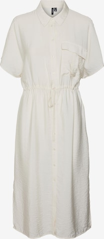 VERO MODA Skjortklänning 'IRIS' i vit: framsida