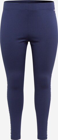 Tommy Jeans Curve - Skinny Leggings en azul: frente