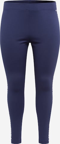 Tommy Jeans Curve Skinny Legginsy w kolorze niebieski: przód