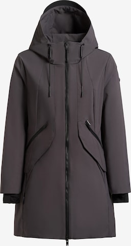 Parka mi-saison 'Eiza' khujo en gris : devant