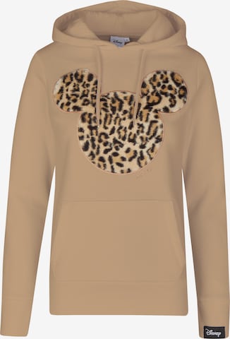 Course Sweatshirt 'Mickey Mouse' in Beige: front