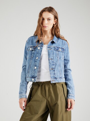 Tommy Jeans Kurtka przejściowa 'IZZIE' w kolorze niebieski: przód