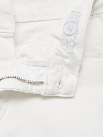 Coupe slim Jean MANGO KIDS en blanc