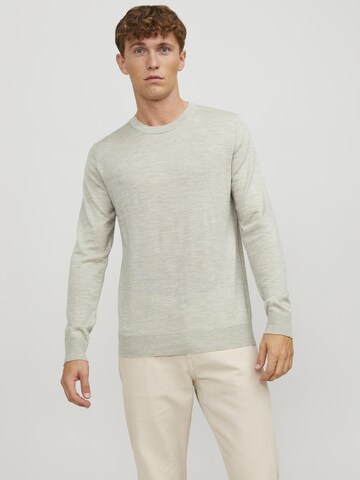 Pull-over 'JPRMark' JACK & JONES en beige : devant