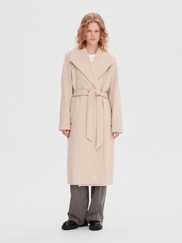 SELECTED FEMME Overgangsfrakk 'Rosa' i beige