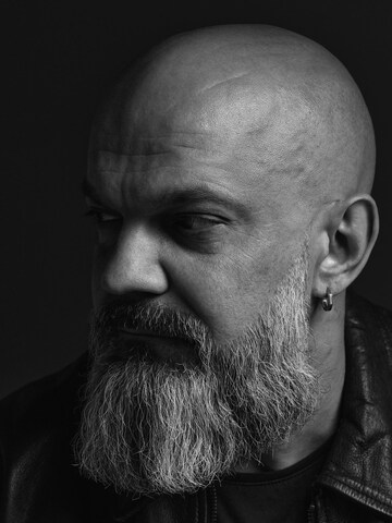 REYTEL Ohrring 'BRUTAL'‌‌‌‌‌‌‌‌ in Silber: Vorderseite