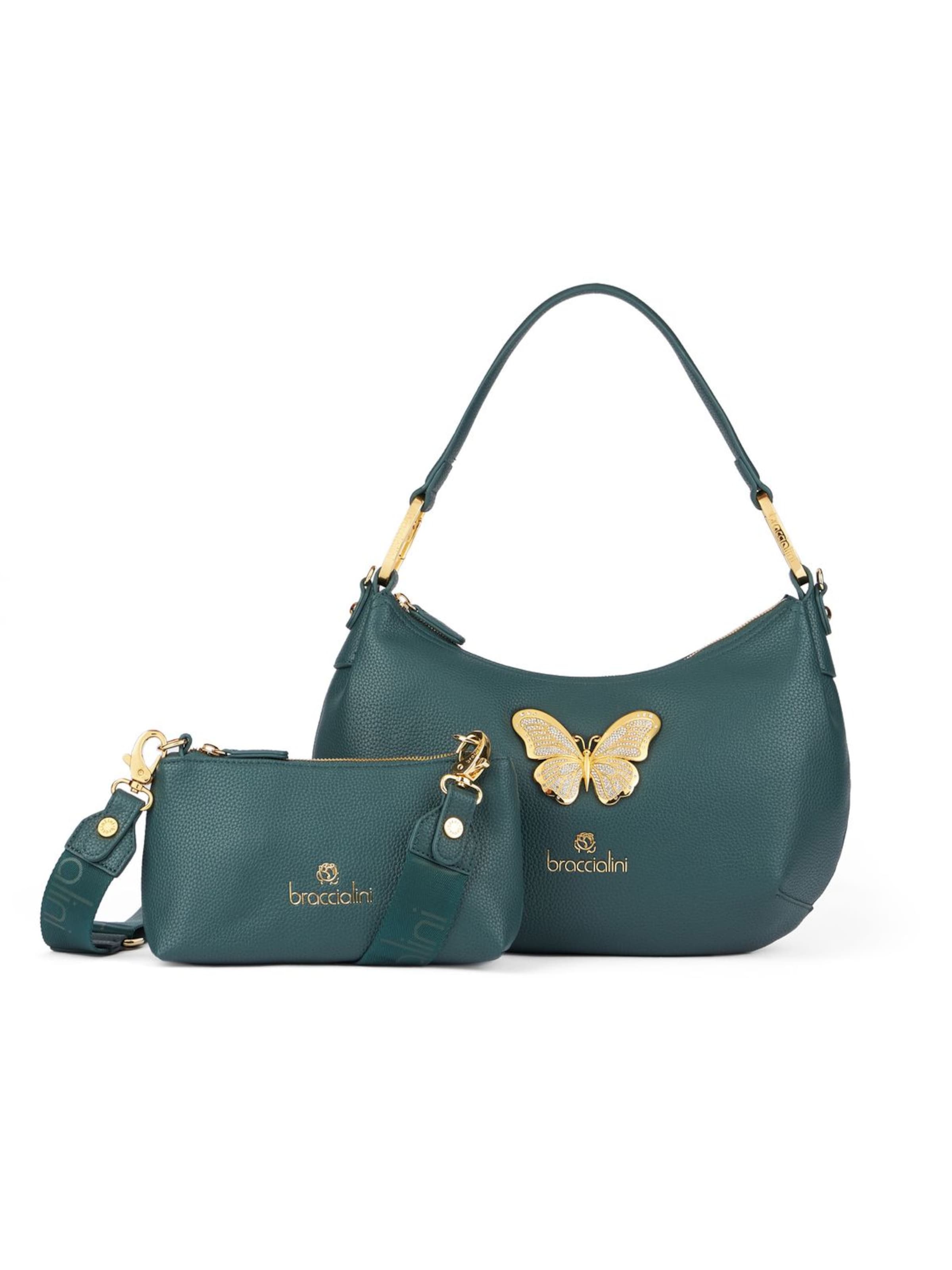 Braccialini Handtasche 'Beth Jewels'‌‌‌‌‌‌‌‌‌ in Grün: Vorderseite