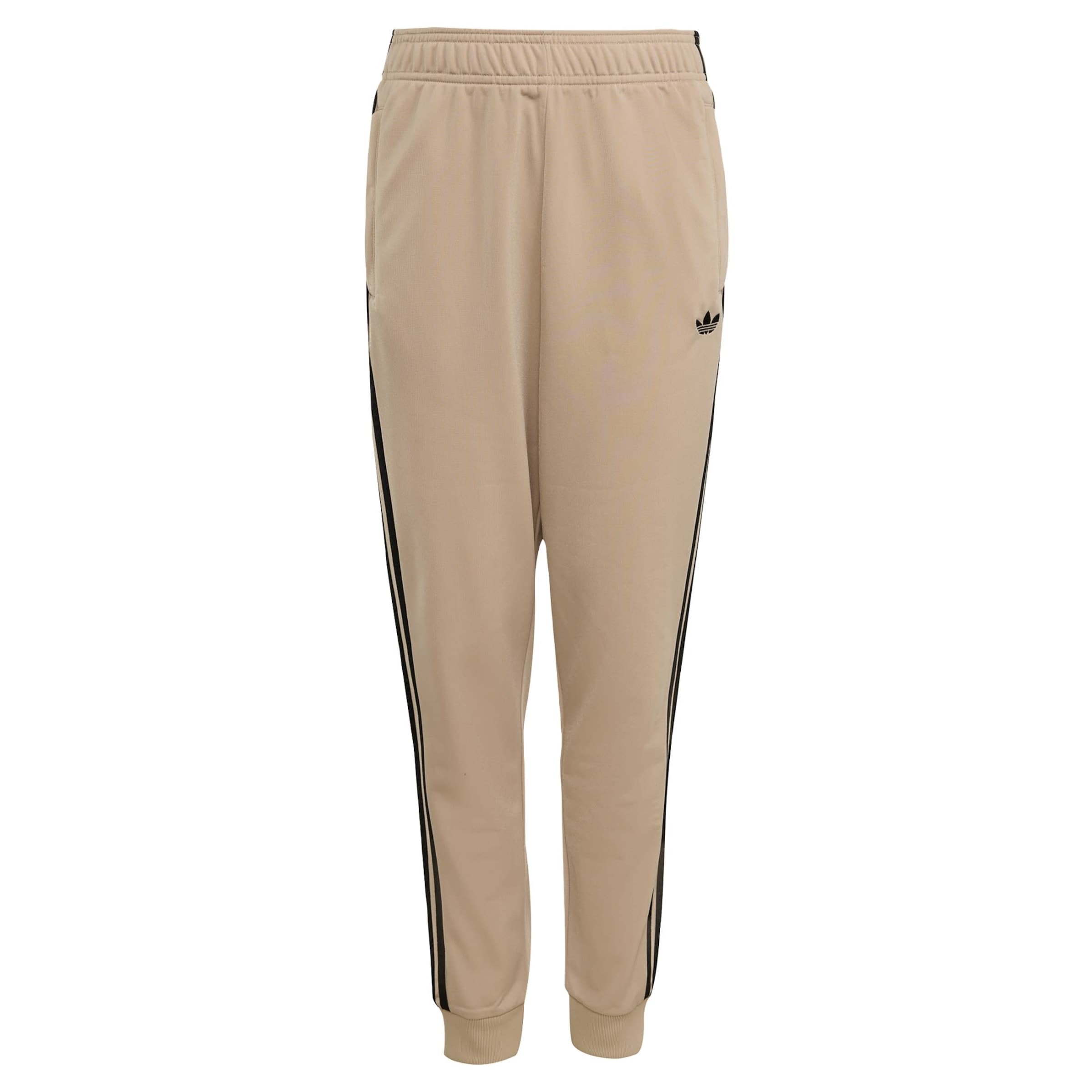 ADIDAS ORIGINALS - Tapered Pantalón 'SST' en verde: frente