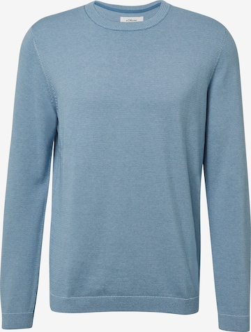 s.Oliver Trui in Blauw: voorkant