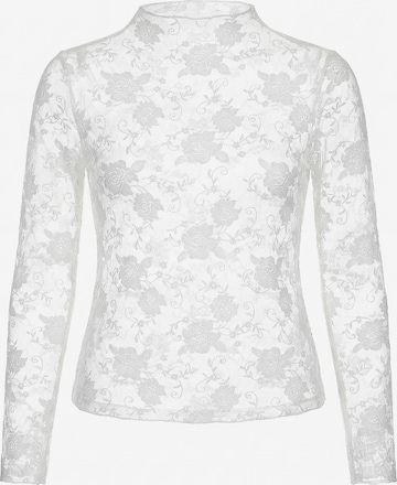 faina - Blusa em branco: frente