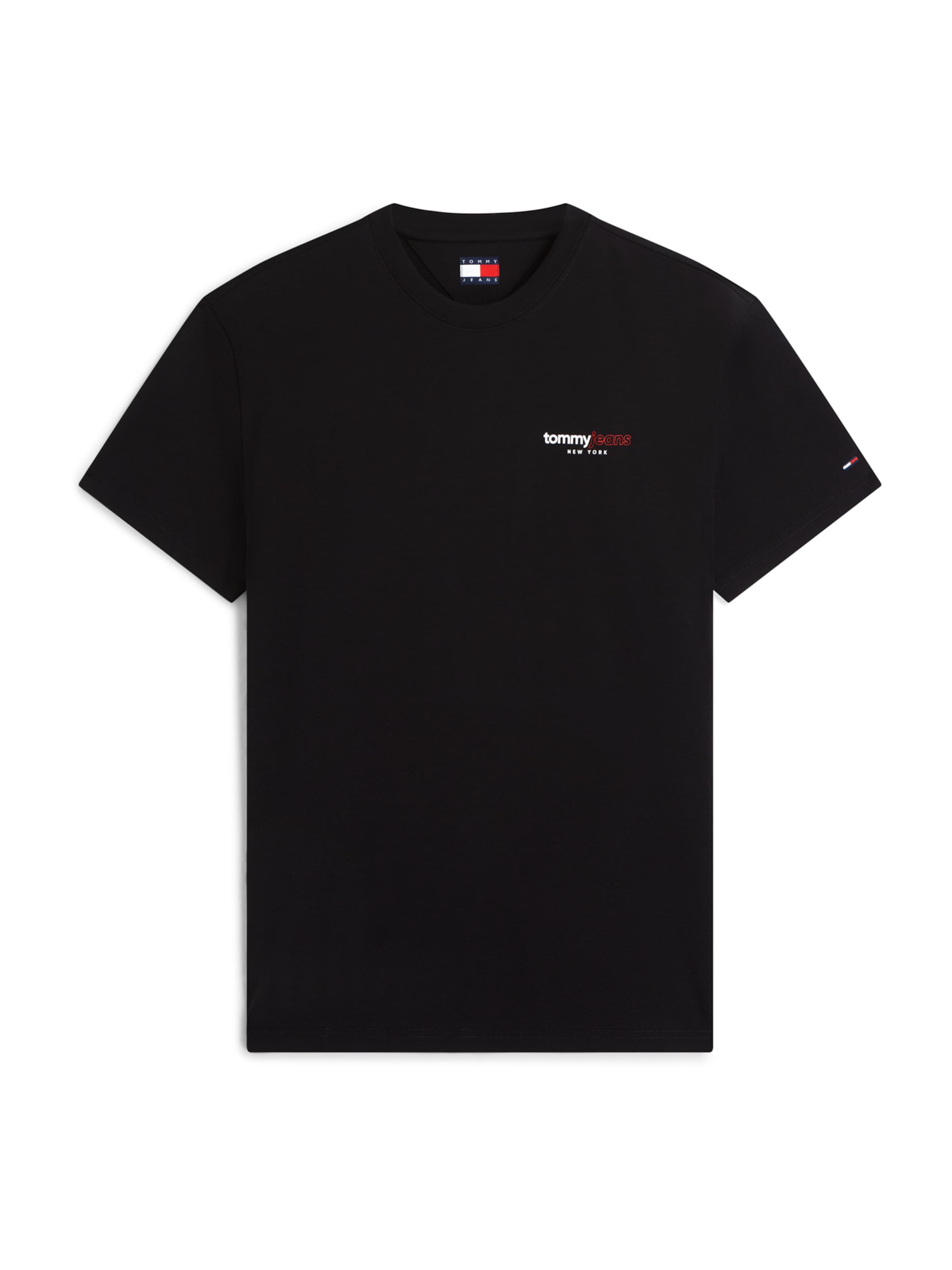 Tommy Jeans T-shirt 'DNA' i röd / svart / vit, Produktvy