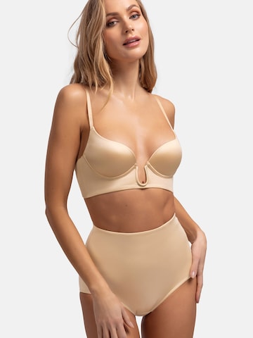 Dorina Balconette Bra in Beige: front
