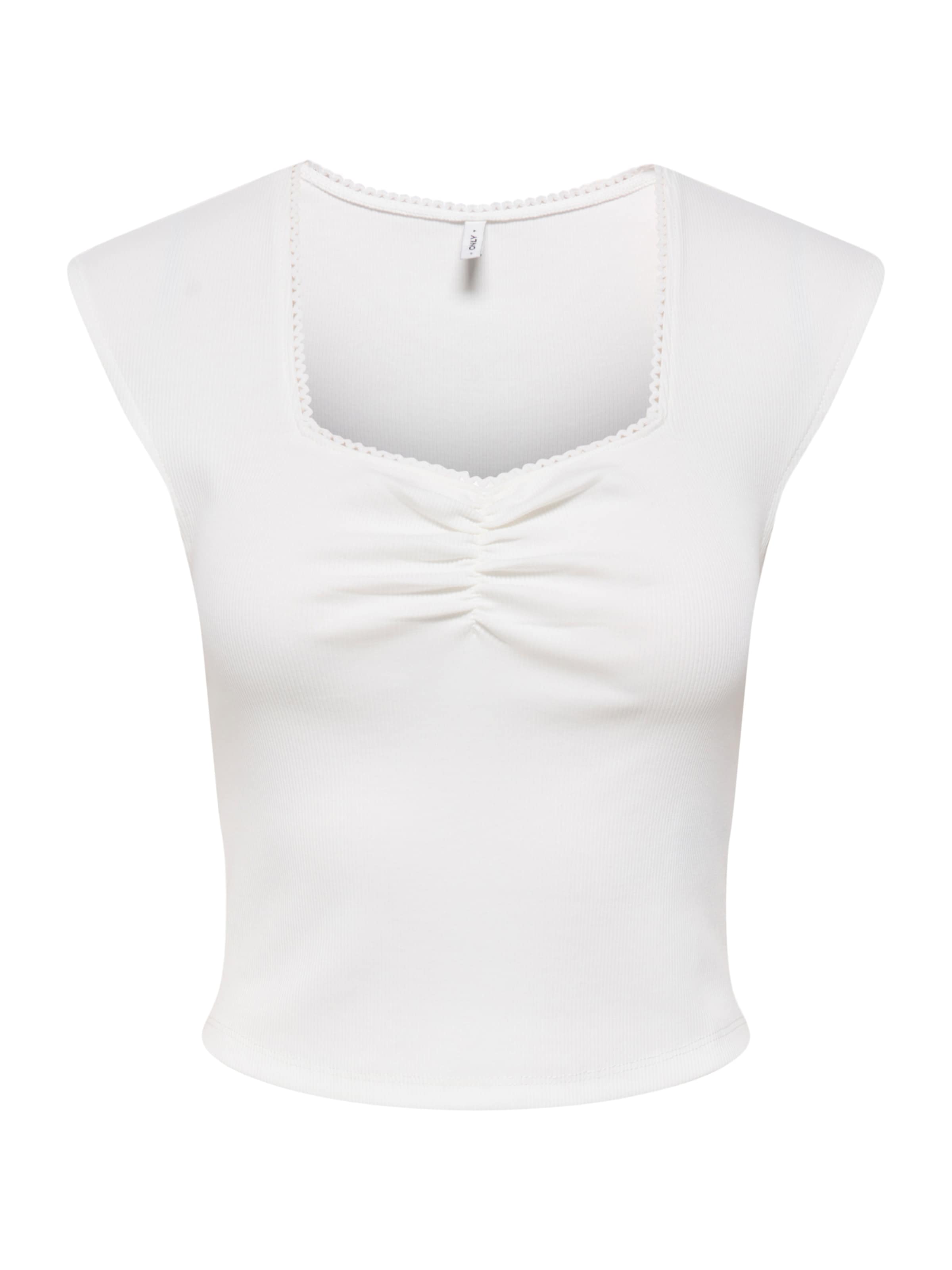 ONLY Топ 'ONLFENJA' в Белый: спереди