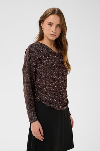 SAINT TROPEZ Shirt 'Noella' in Brown