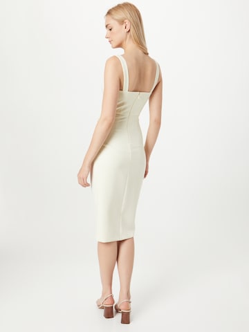 Chi Chi London Cocktail Dress in Beige