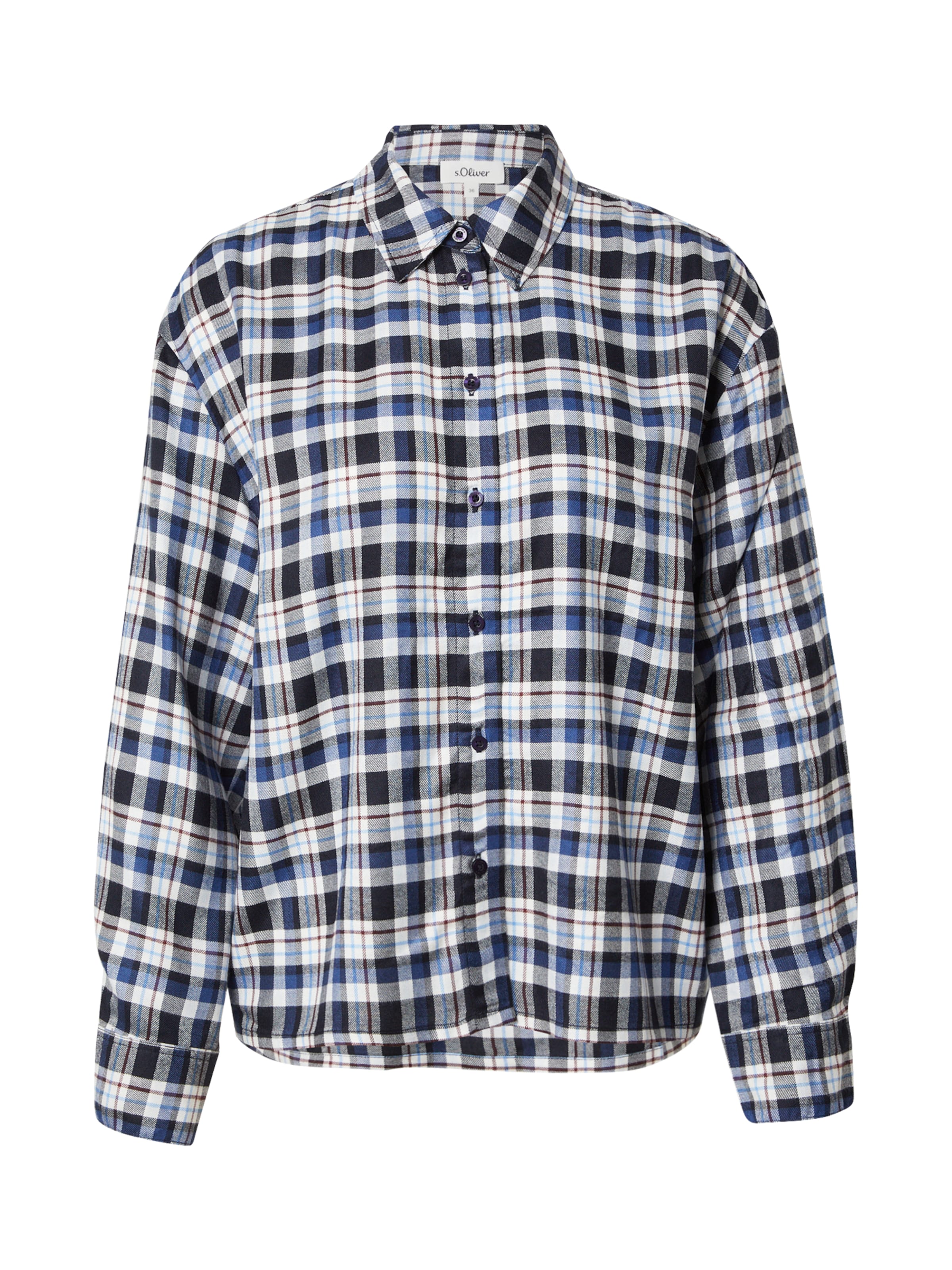 s.Oliver Bluse i blå: forside