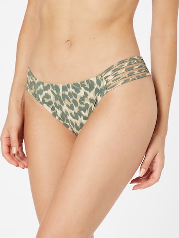 AERIE Bikini hlačke | zelena barva: sprednja stran