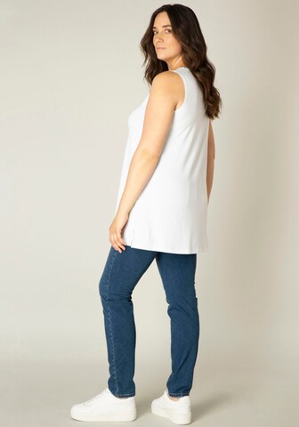 BASE LEVEL CURVY Top 'Abbigale' in White