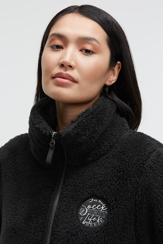 Soccx Fleece Jacket in Black
