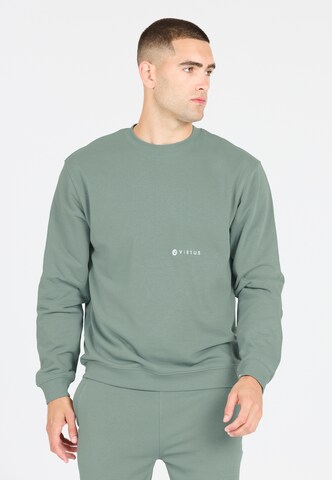 Virtus Sportsweatshirt 'Kayden' in Groen: voorkant
