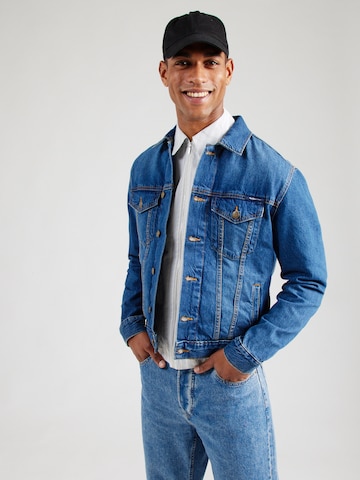 Pepe Jeans Демисезонная куртка в Синий: спереди