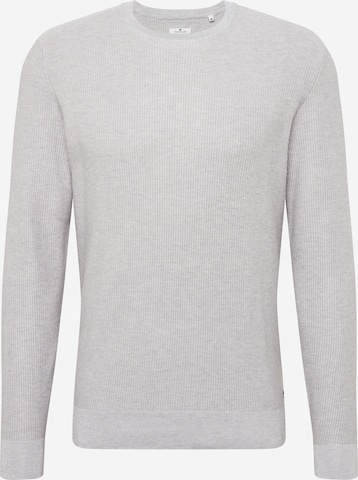 TOM TAILOR Regular fit Sweater in Grey: front