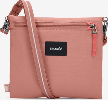 Sac à bandoulière Pacsafe en rose : devant