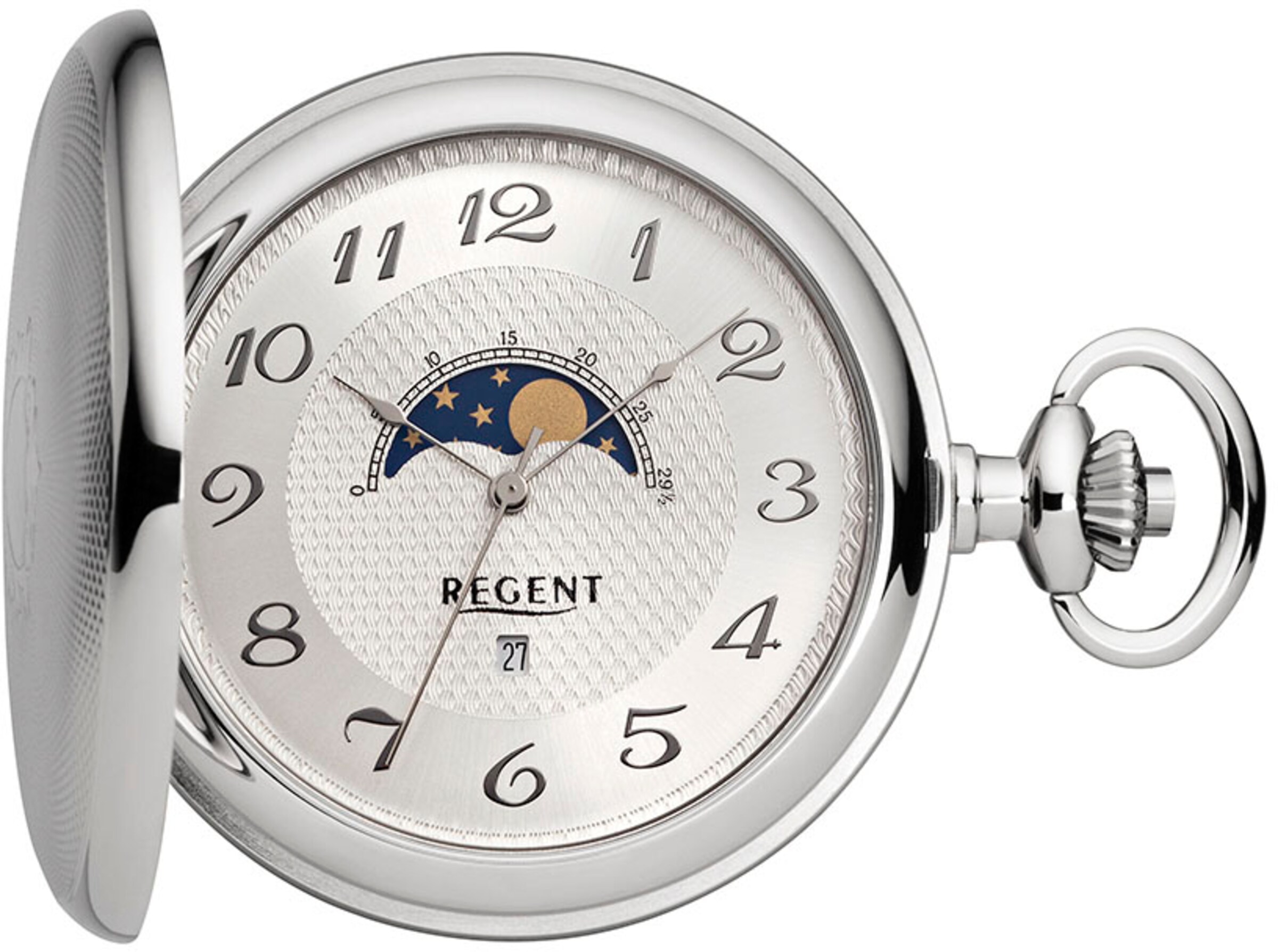 REGENT Analog Watch in Silver: front