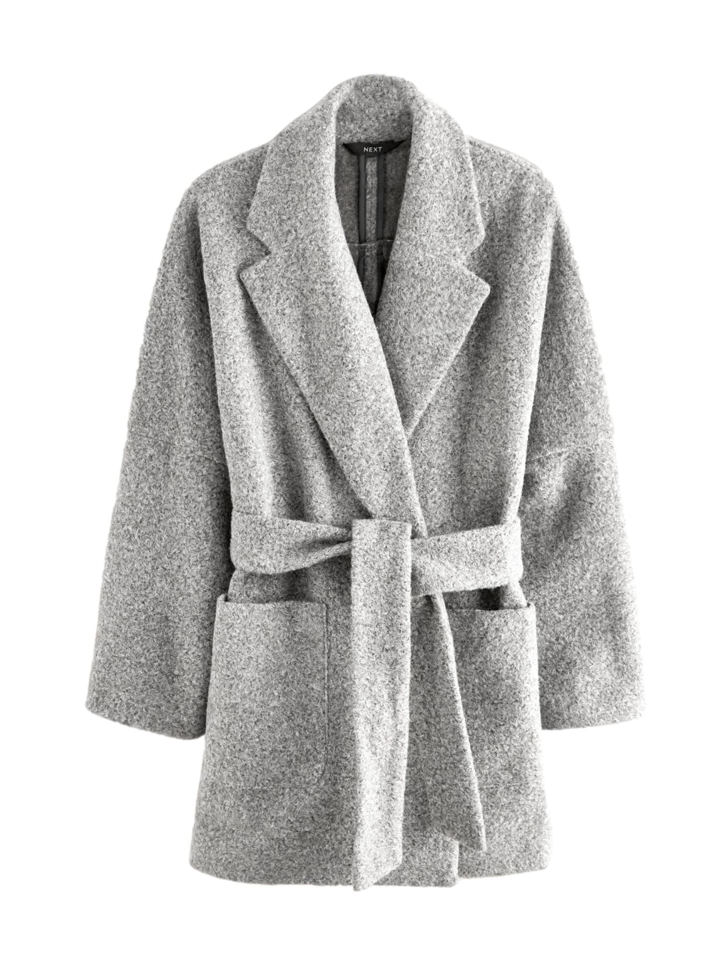 Next Between-seasons coat in Grey: front