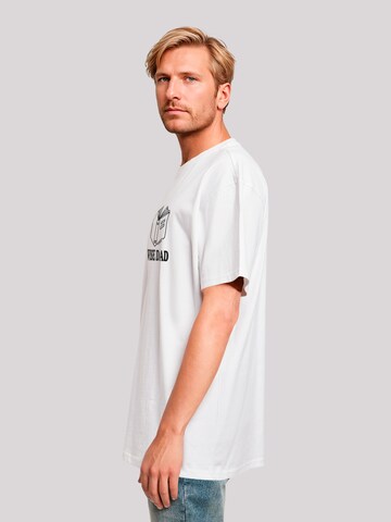 T-Shirt 'Wise Dad' F4NT4STIC en blanc