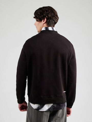 Felpa 'Hearts' di Karl Lagerfeld in nero