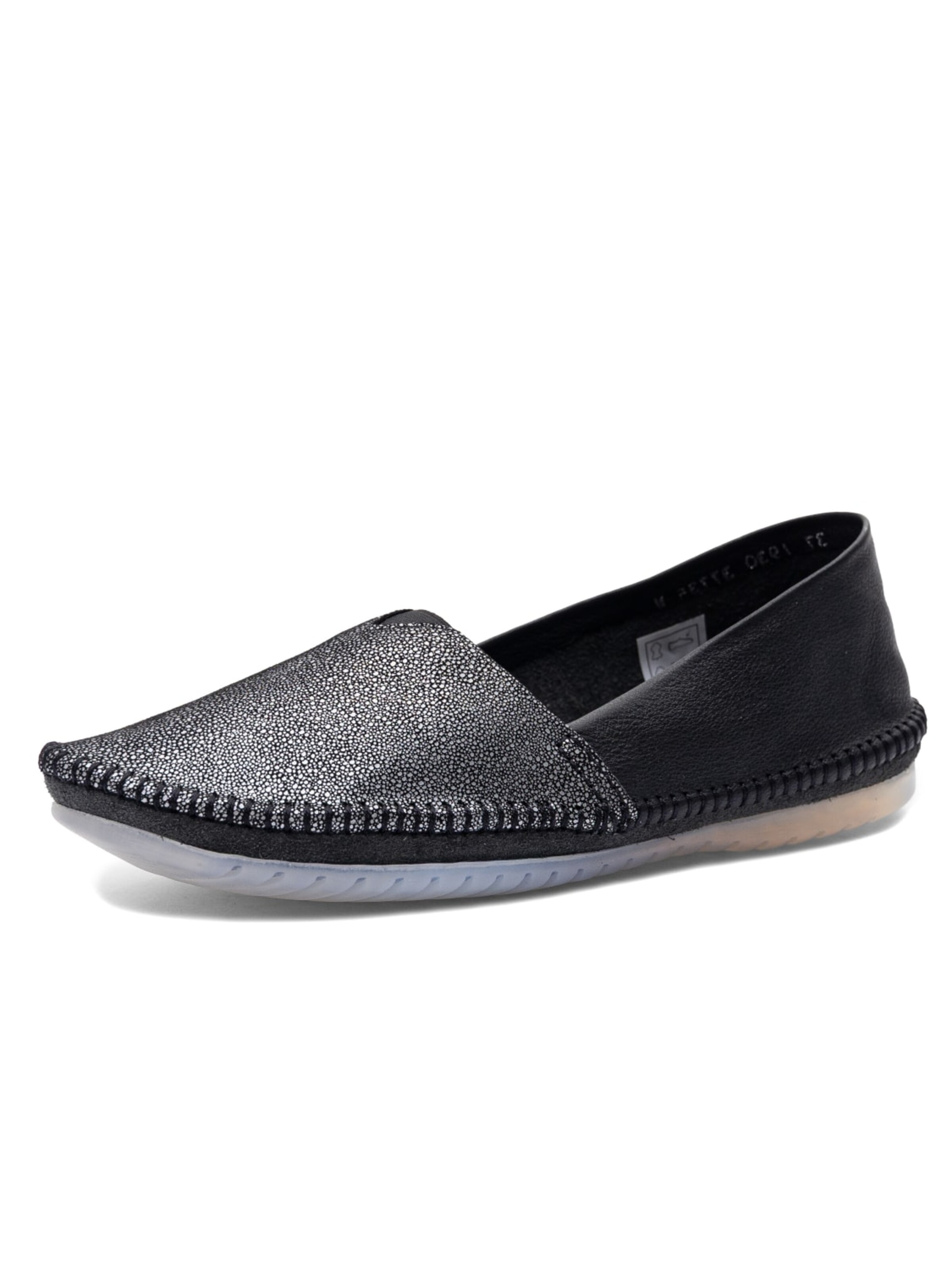 Maciejka Slipper '1930W-46/00-0'‌‌‌‌ in Schwarz: Vorderseite
