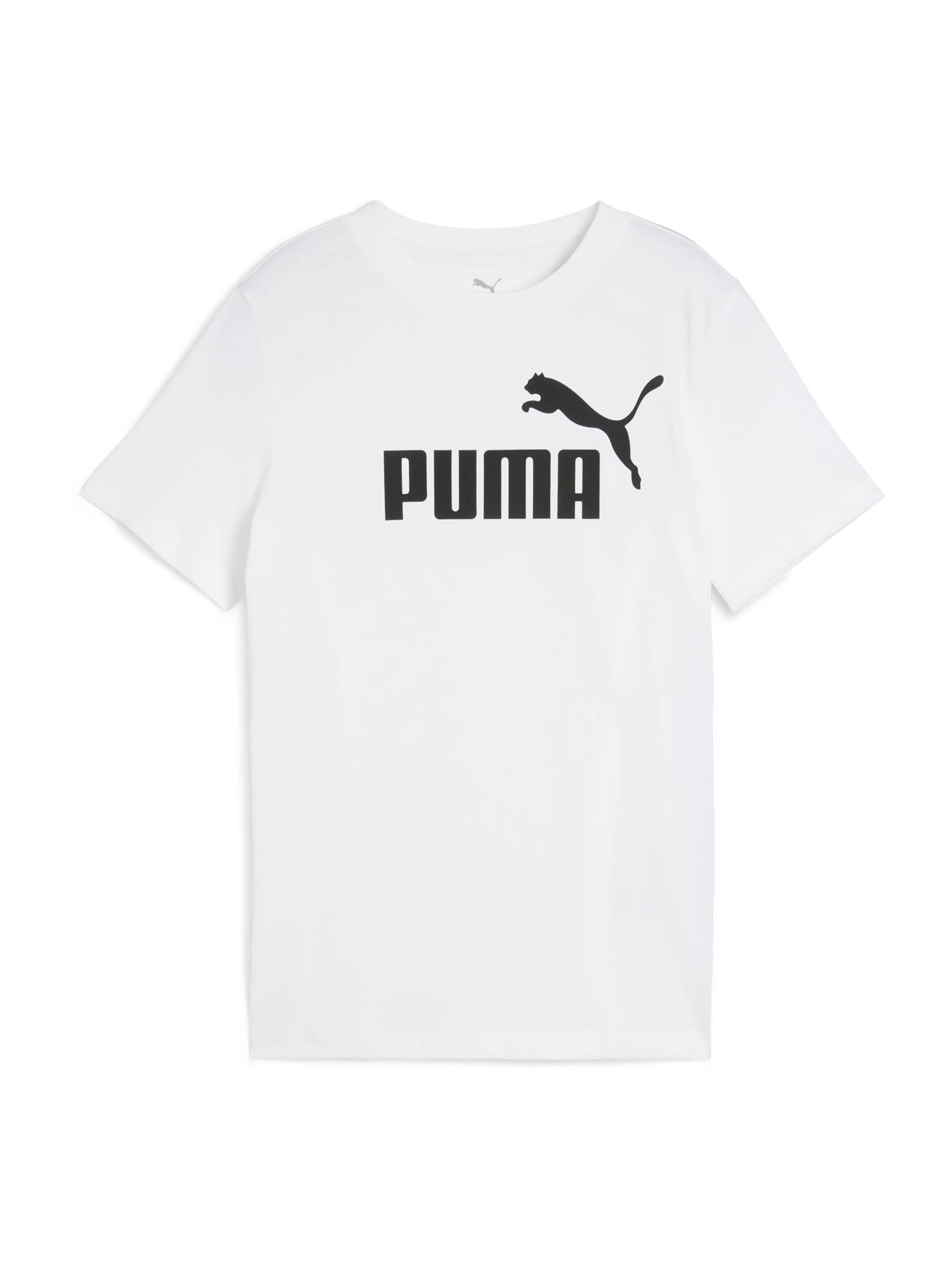 PUMA T-shirt 'ESS No. 1' i vit: framsida