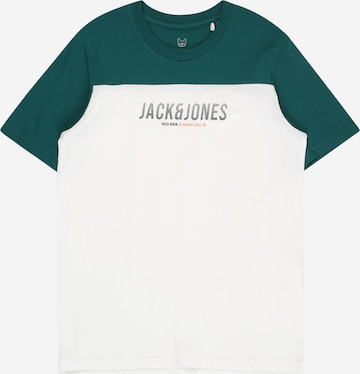 Jack & Jones Junior Shirt 'Dan' in Wit: voorkant