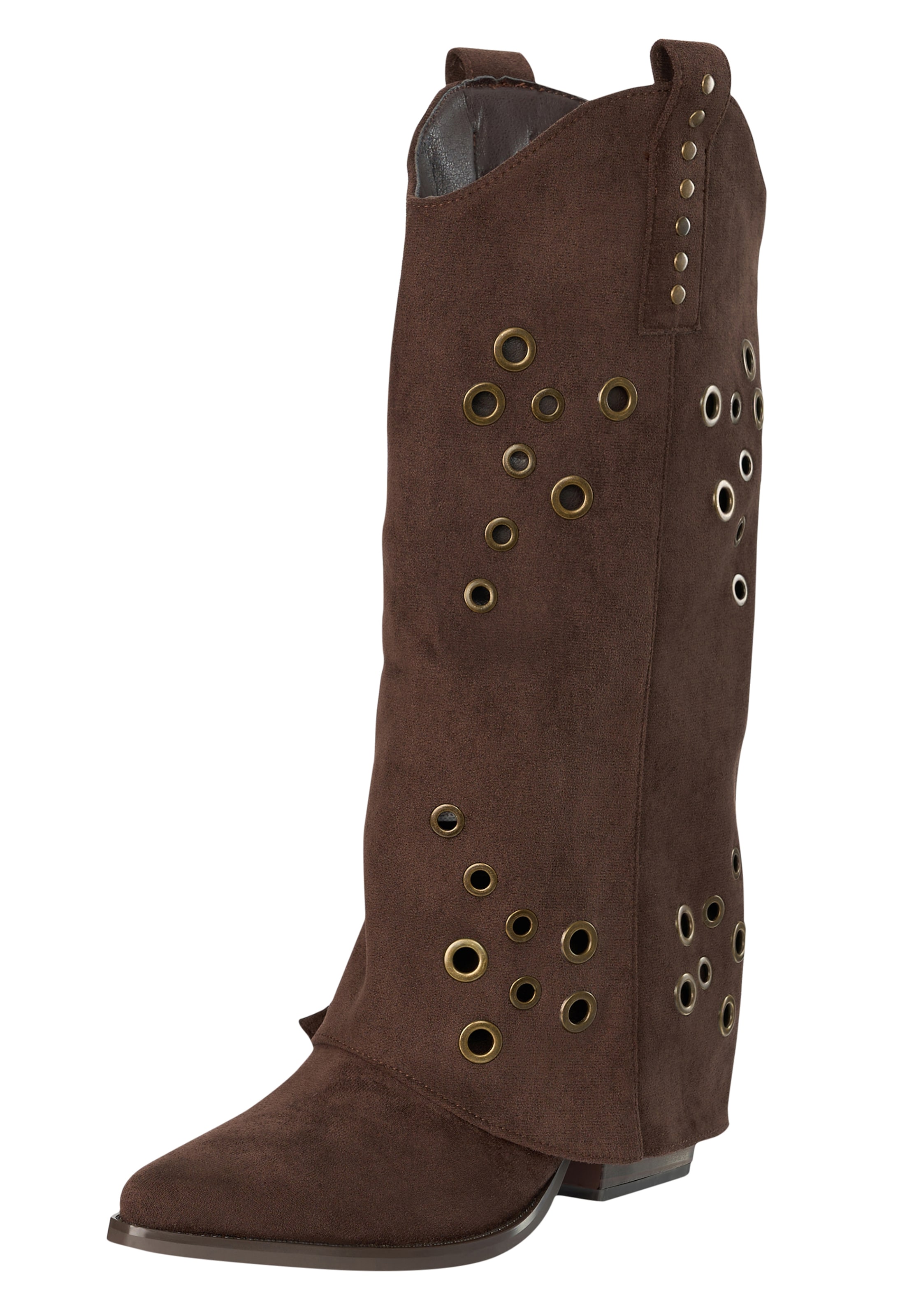 Salinyang Cowboylaarzen in Bruin: voorkant