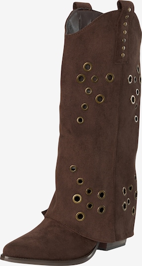 Salinyang Cowboystiefel in schoko, Produktansicht