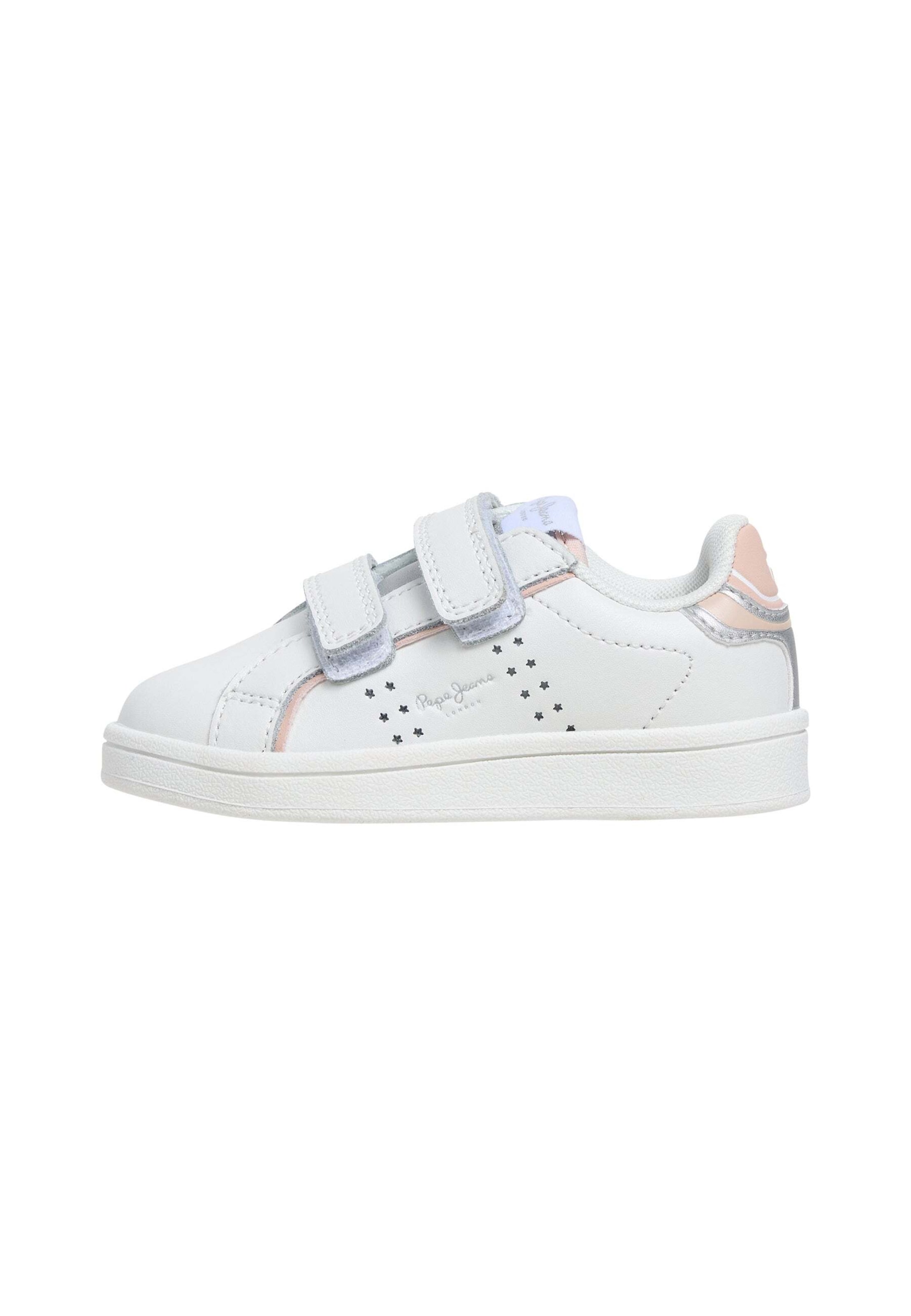 Sneaker 'Player Young GK' di Pepe Jeans in bianco: frontale