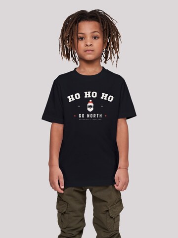 T-Shirt 'Weihnachten' F4NT4STIC en noir : devant