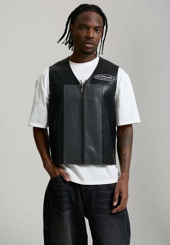 Ed Hardy - Chaleco en negro: frente
