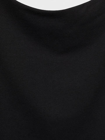 MANGO TEEN Shirt 'ESCOTE' in Black