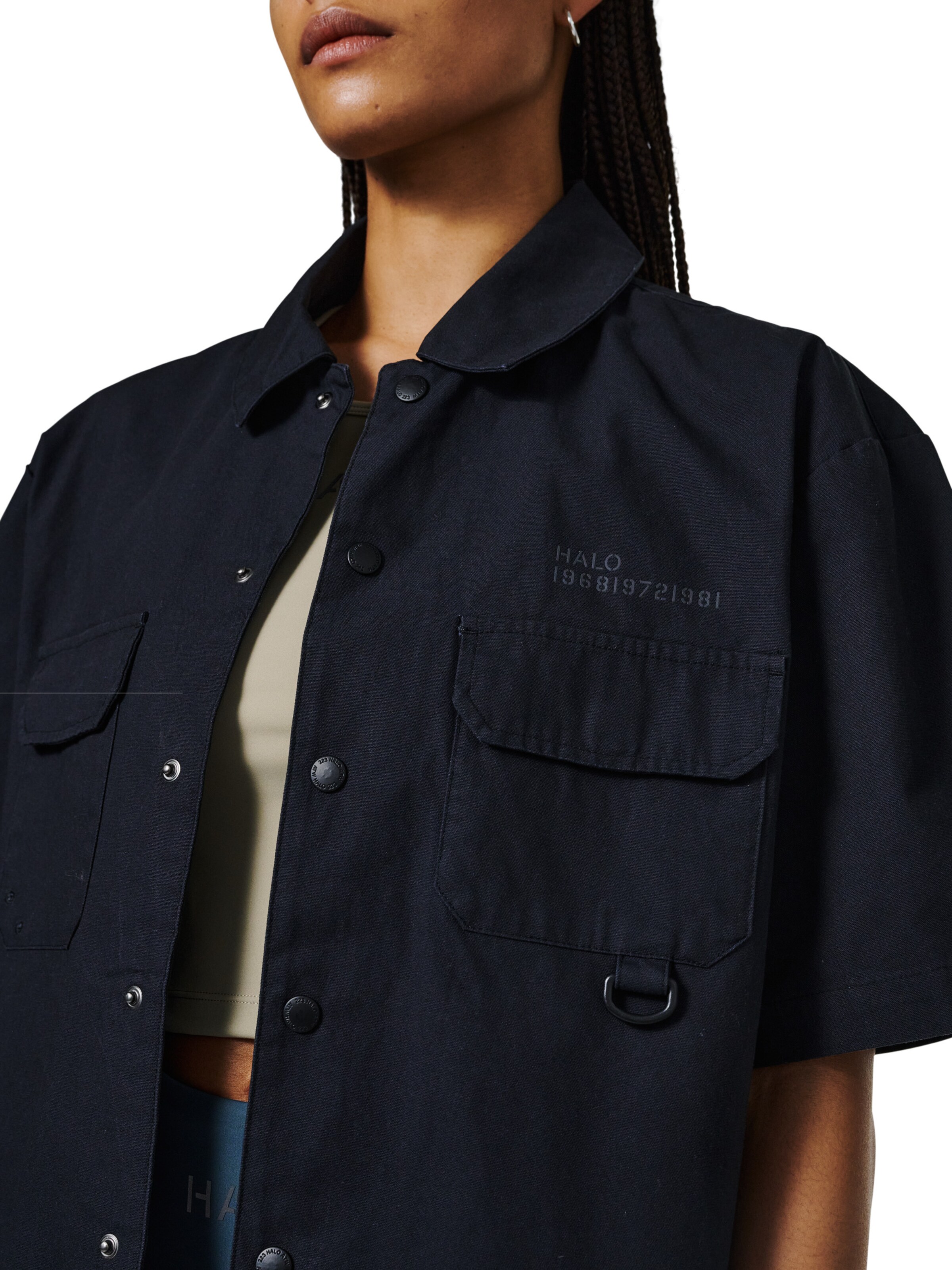 HALO Comfort fit Overhemd in Zwart