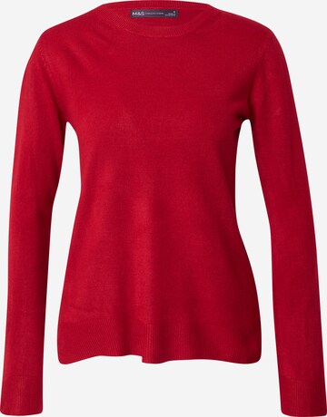 Marks & Spencer Sweater in Red: front