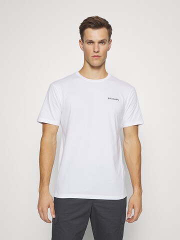 Maglia funzionale 'North Cascades' di COLUMBIA in bianco