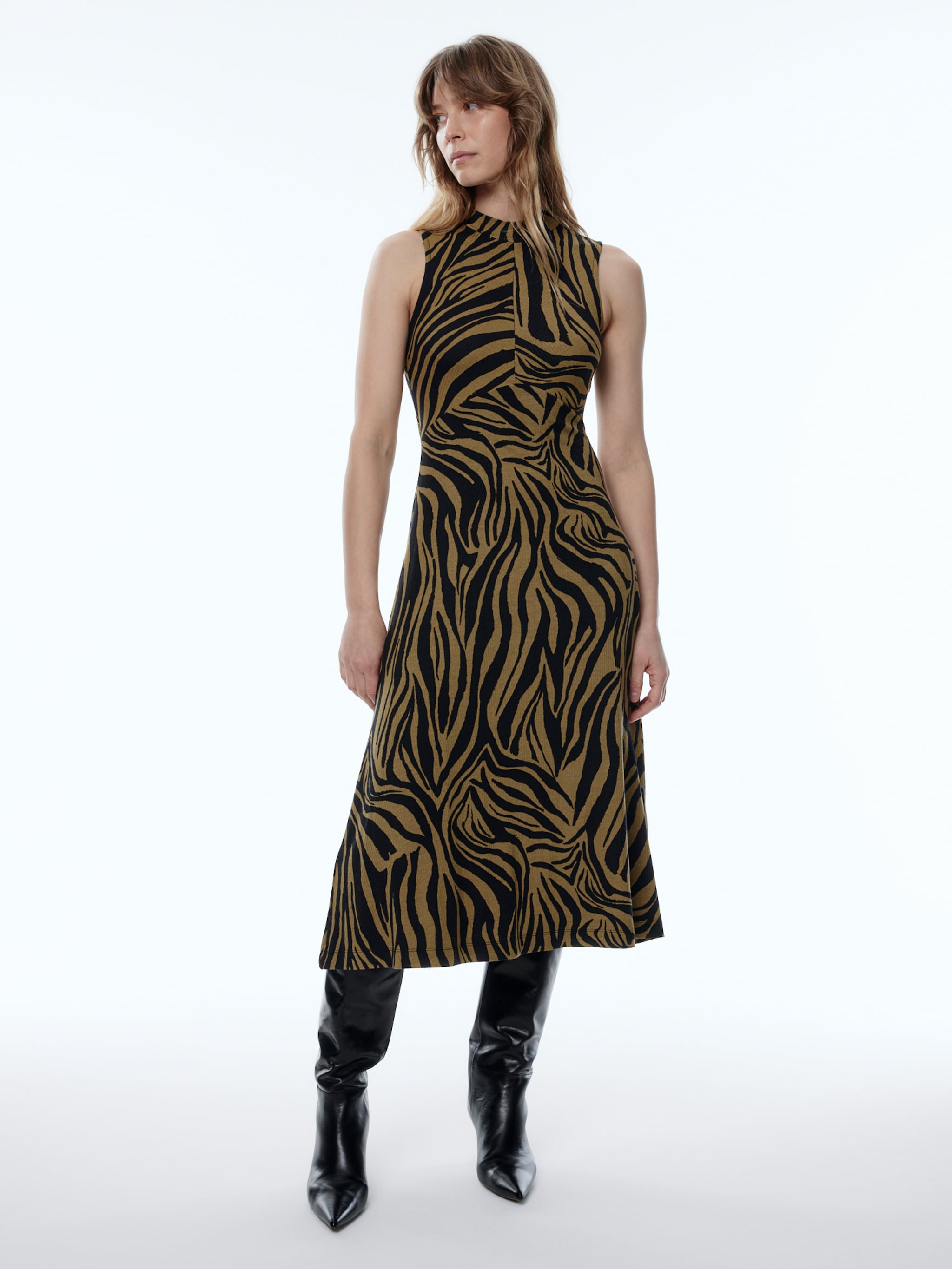 EDITED Producten Jurk 'Talia' Beige