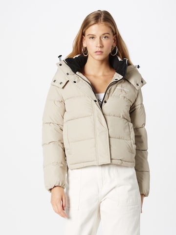 Calvin Klein Jeans Winter jacket in Beige: front